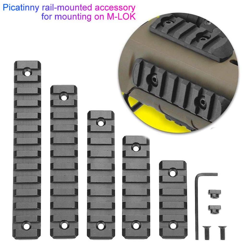 M Lok Picatinny Rail 5 7 9 11 13 Slots Mlok Scope Mount Weaver Nylon Picatinny Side Rails