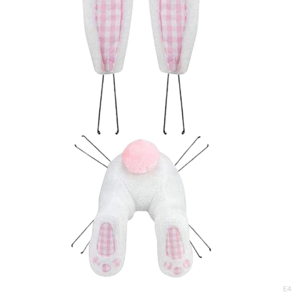Easter Bunny Butt And Ears Wreath 1 Set Hanging Creative for Decor