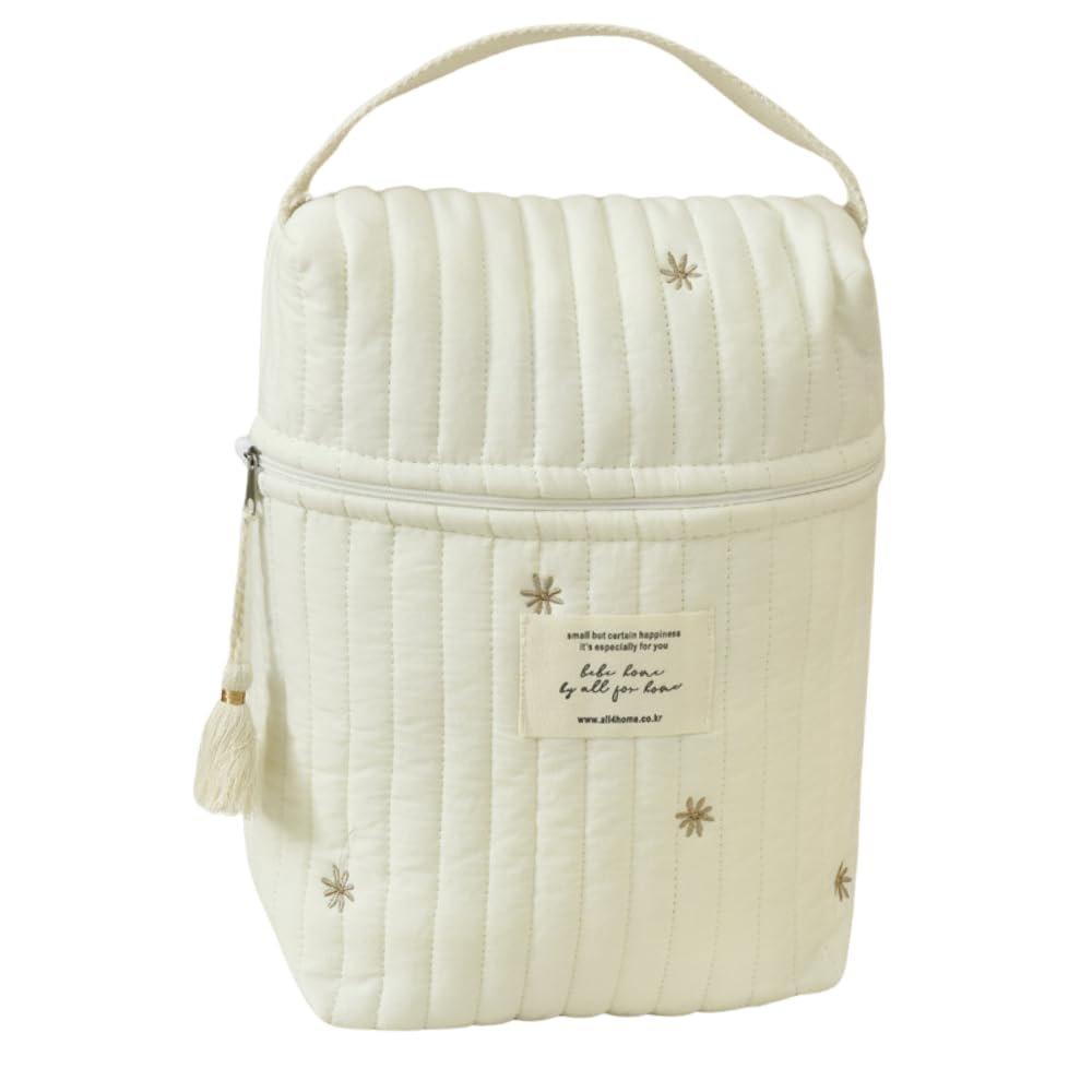 

ideastore Baby Bottle Milk Diaper Diaper Portable and Compact Pouch, Case, Pouch, Bag, (Hoshi) бежевый