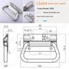 LS604 Stainless Steel 304 Spring Pull Handle for Industrial Cabinet Doors