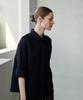 Owaiwai Regular Basic Linen Shirt_Black