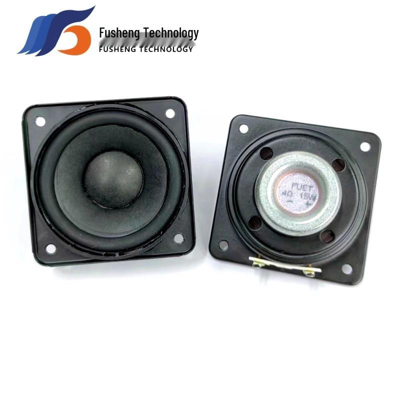 Robot-Voice Dual Magnet Speaker, 58x58x38mm, 4 Ohm, 15W