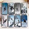 Skiing Snow Snowboard Ski Phone Case For Samsung S25,S24,S21,S22,S23,S30,Ultra,S20,Plus,Fe,Note,5G Black Cover