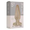 Butt Plug - PLUG & PLAY - 5” - Verre - Transparent - Ergonomique