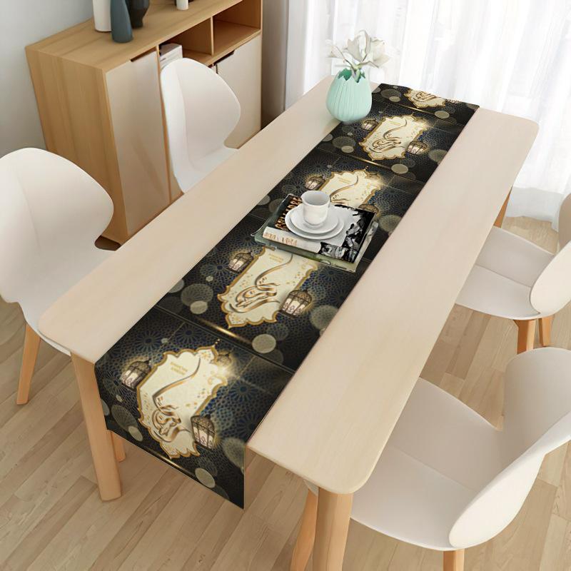 39 Style Eid Mubarak Tablecloth Ramadan Decoration For Home Islamic Muslim Party Supplies Eid Al Adha Ramadan Kareem Home Decoration