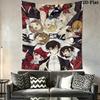 Persona Wall Tapestry Aesthetic Wall Hanging Printed Fabric Blanket Decorative Tapestries for Bedroom Living Room Home Decor