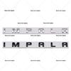IMPALA Metal Decal for Chevrolet Cars