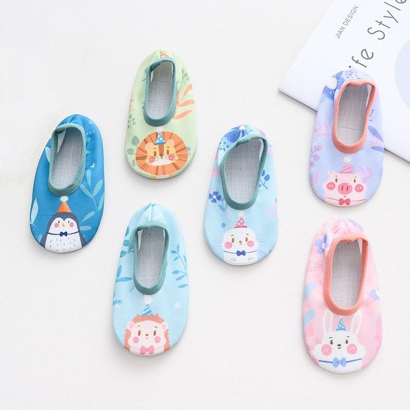 Cartoon Socks Baby Summer Floor Anti-skid Short Infant Boat Socks Baby Toddler Shoes Non-slip Socks Baby First Walker