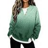 Women's Casual Loose Fit Two-Piece Leopard Print Long Sleeve Sweatshirt Top for Everyday Wear