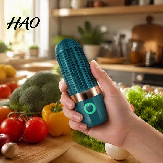 Kitchen Tool for Healthy Eating Portable OH-Ion Fruit and Vegetable Washer, Type-C Rechargeable Wireless Gadget Produce Food Purifier, Cleaner Fruits