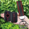 Silicone Remote Key Case Cover for Suzuki Swift 2017 2018 Keyless Fob Shell Skin Keyring Key Chain Holder Protector Accessories