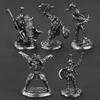 Solid Metal Dwarf  Warrior Metal Soldier Miniature Tabletop Game Piece Car Decor Birthday Gift for Men Collectible Ornament