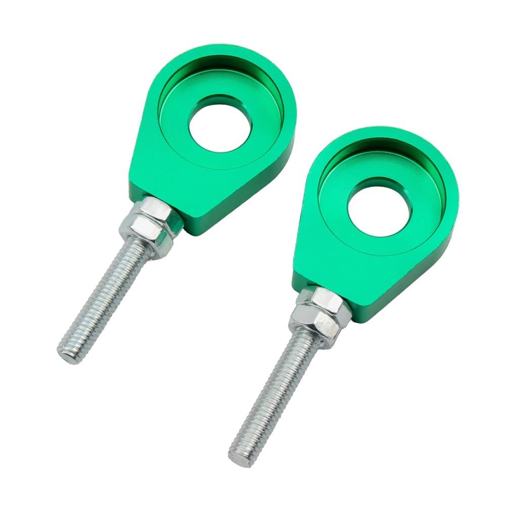 2 Stück 12mm Motorrad-Modifikationsteile Schwerlast-Kettenspanner Einstellschraube Pit ATV
