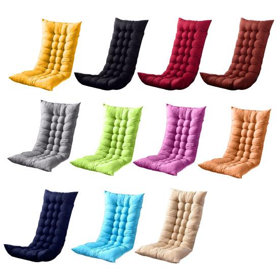 Recliner Chair Cushion with Ties Thick PP Cotton Chairs Pad for Garden Office Washable