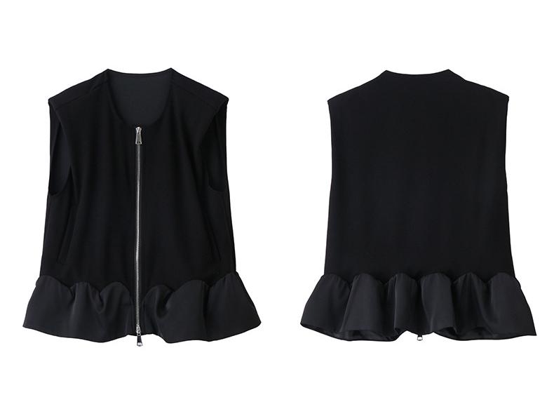 Spring 2025 Fashionable Two-Piece Set: Round Neck Vest & Mid-Length Waist-Hugging Skirt Dress