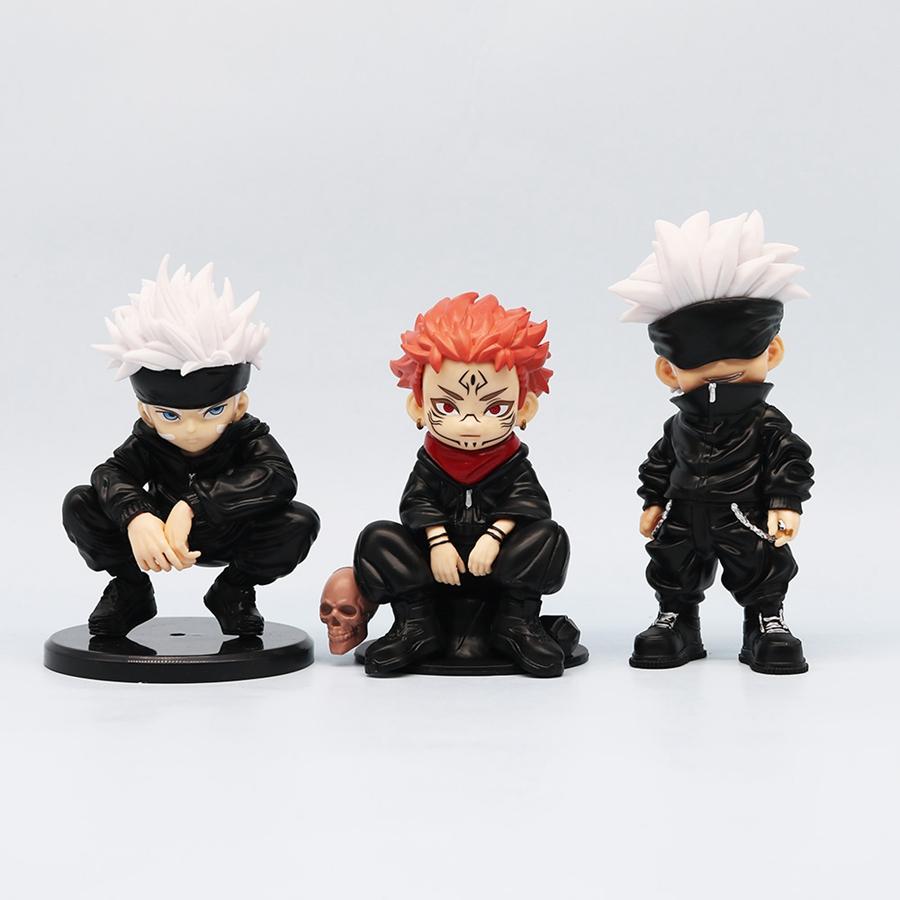 15cm Jujutsu Kaisen Anime Figure Style Satoru Gojo Action Lord Curse Sukuna Figurine Collection Model Doll Toys 2 of the Poseable Articulated Scale
