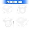 5Pieces Soft Ice Cream Machine Nozzle Tips Quick Assembly Ice Cream Machine Component Suitable for Most Home Appliances