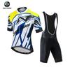 XINTOWN Cycling Jersey Set Short Sleeve Bib Shorts Mens Road Bike Riding Wear