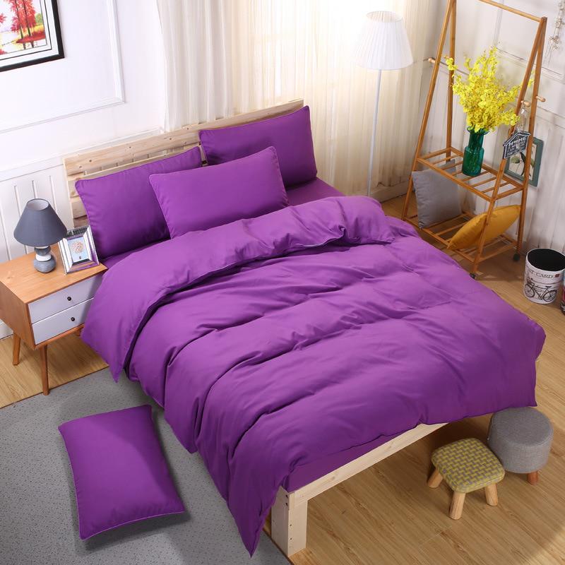  Home Textile Bedding Simple Fresh Air Cotton Set Of 3 /4pcs Bed Linings Duvet Cover Set