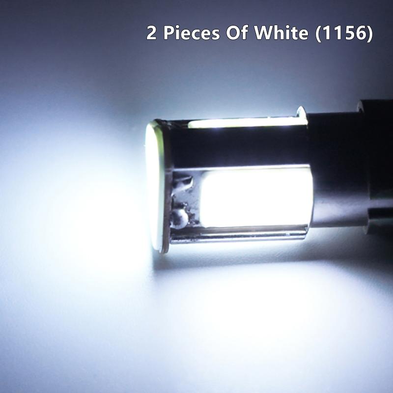 2Pcs Big Cob Led 1156 1157 Ba15S Brake Lights Bulbs 12V For Car Reverse Stop Brake Rear Lights Bulbs