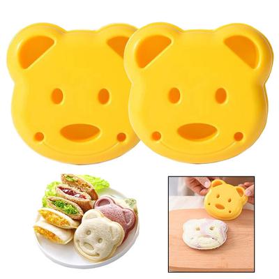 Cartoon Bear Sandwich Mold, Bread Cutting Machine, DIY Biscuit Cake Forming Machine, Baking Tools