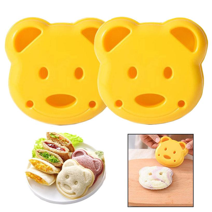 Bear Shaped Sandwich Mold, Diy Bread Maker, Household Cute Breakfast Mold