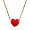 Simple Leisure Heart Shaped Pendant Necklace Women Fashion Elegant Jewelry