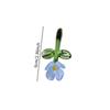 Mini Glass Flower Ornament Crafts Home Decoration Artificial Flower Floral Figurine for Desktop Summer Anniversary Home Party