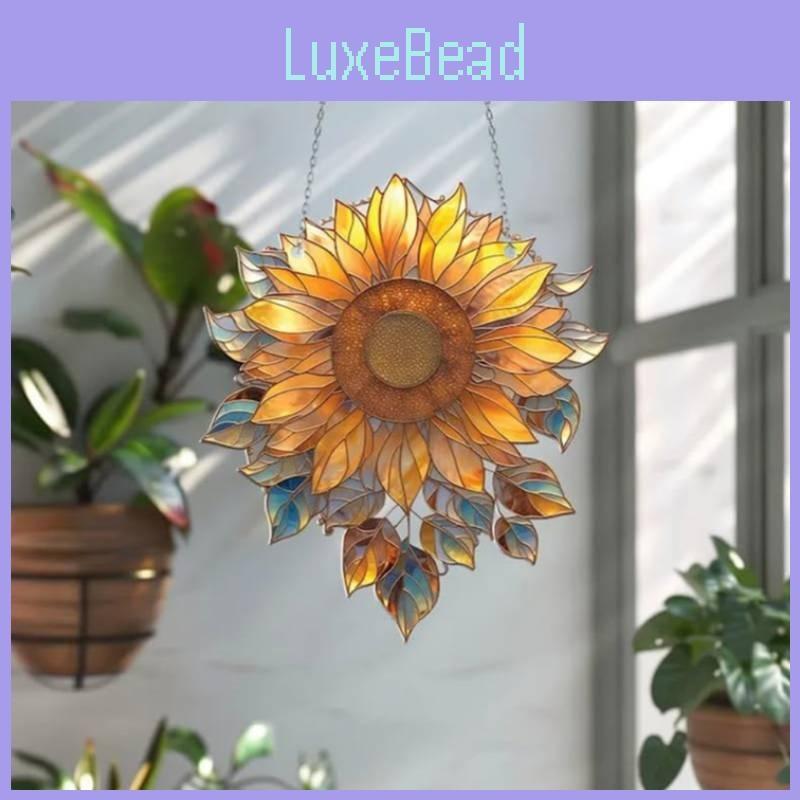 Colorful Sunflower Acrylic Window Hanger Suitable For Daily Decoration Home