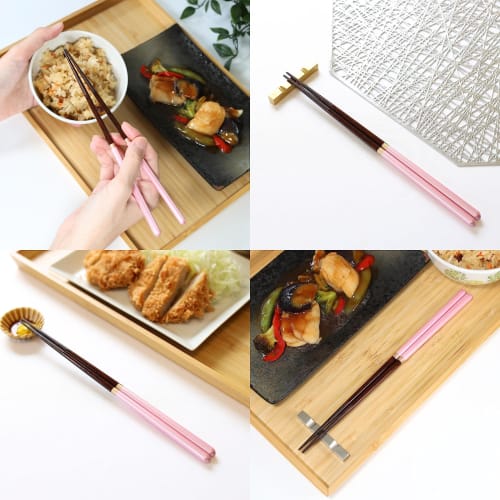 Lunch Moon Bento Chopstick Set: Choose Your Birth Month! 23cm Chopsticks with Chopstick Holder, Dishwasher Safe. Thin, Easy-to-Use, Non-Slip Chopstick