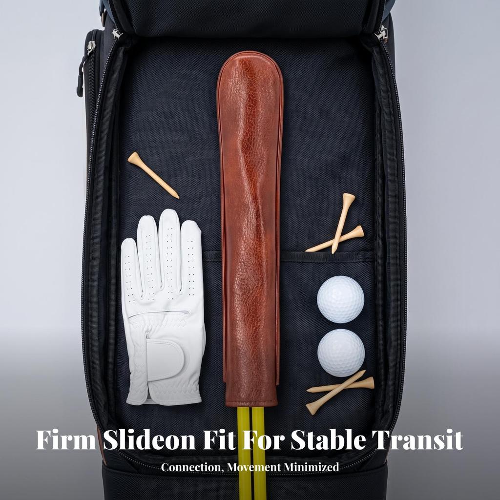 Alignment Stick Protector Wipe-Clean Direction Rod Cover Slim for Golfers