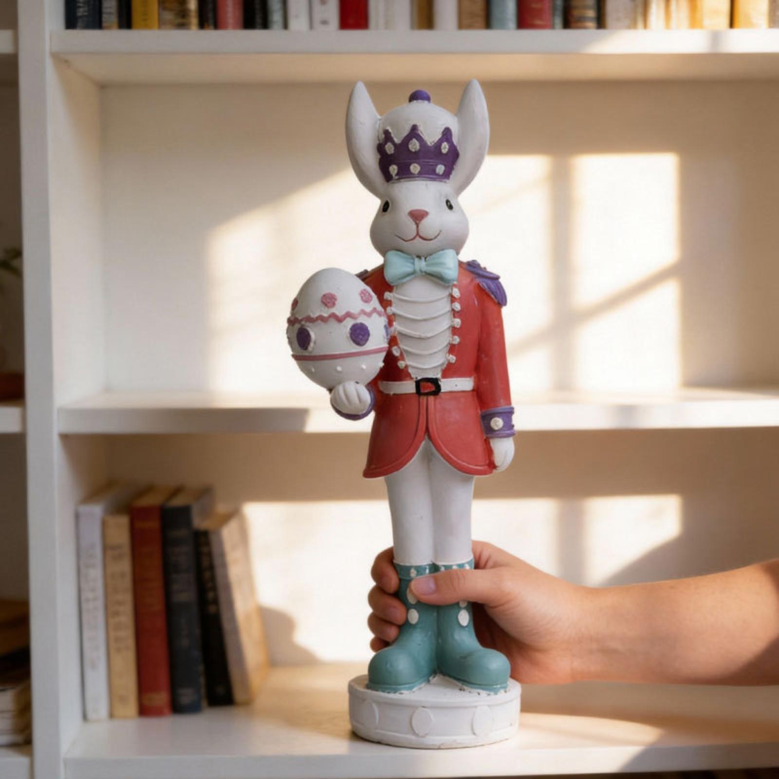 Пасхальный Рыцарь Яйцо Домашнее Смоляное Декоративное Украшение Настольная Фигурка красный