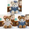 Teddy Bear Family Plush Toy With Pp Cotton Filling For Stress Relief And Giftgiving