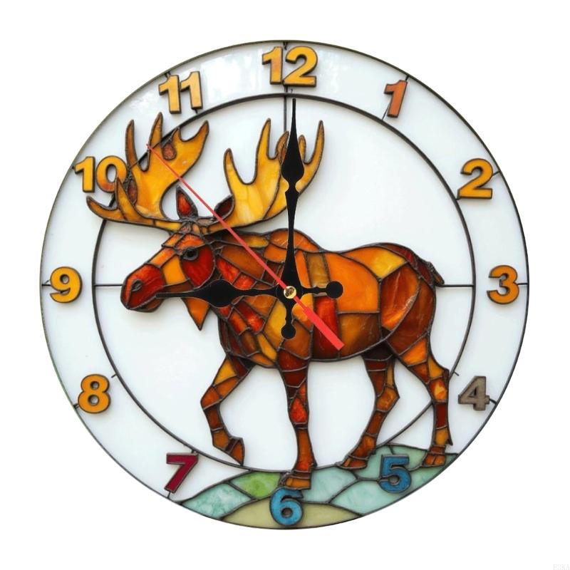 

Modern Decorative Wall Analog Clock With Quiet Mechanism Customizable Acrylic Panel For Home Office Interior Styling 10 inch