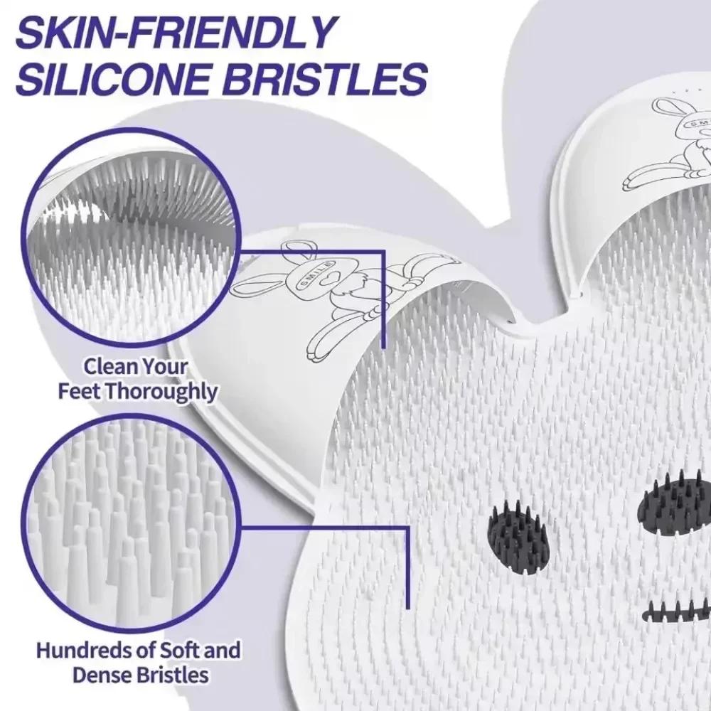 Wash Feet, Rub Feet, Silicone Massage Mats, Bathroom Anti Slip Mats, Bathroom Scrubbing Floor Mats, Shower Scrubbing Mats