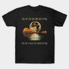 Men Black Print T-shirt Vintage Still Like That Old-Time Rock 'N' Roll That Kind Of Music No-Cut Transfer Paper Print Cotton Tshirt