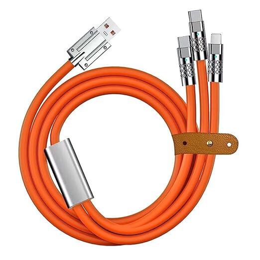 

RSINC 3 in 1 Fast Charging Data Cable,120W Portable Charger Cord with USB Type-C B0CYWYCNK5