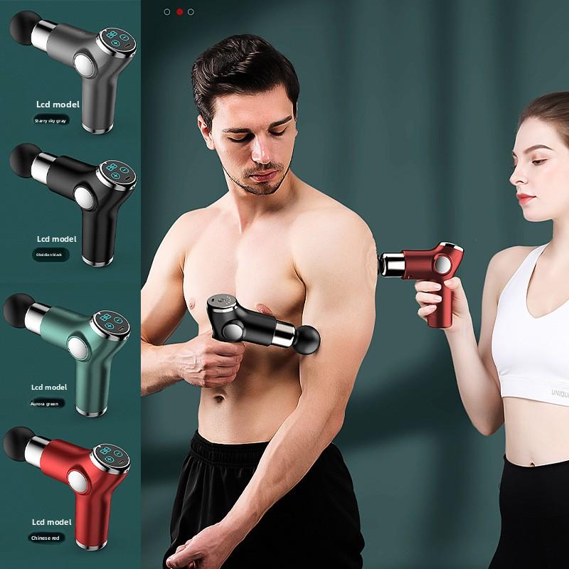 Mini Massage Faszienpistole Haushalt Muskelentspannungsmassagegerät Nacken Faszienpistole Fitness Artefakt Elektrische Massagepistole