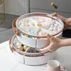 Transparent Portable Simple Dried Fruit Box Household Light Luxury with Lid Compartmentalized Sealed Snack Candy Storage Boxs