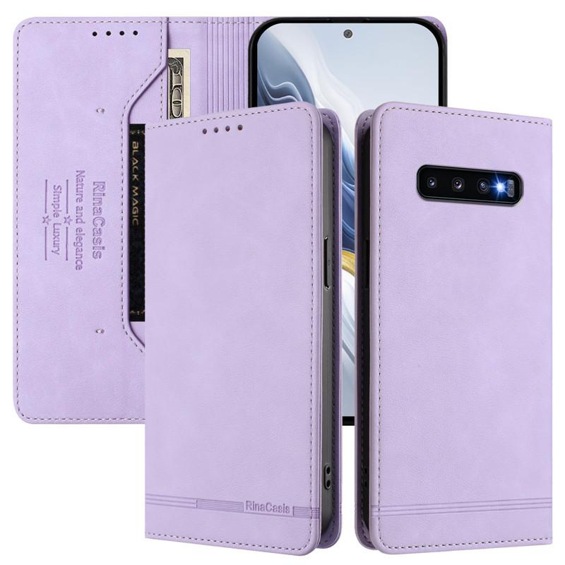 Leder Retro Anti-Diebstahl Brieftasche Flip Case Für Samsung Galaxy S21 Ultra S20 FE S10 Lite S8 S9 Plus S6 S7 Edge Handyhülle Cqoue