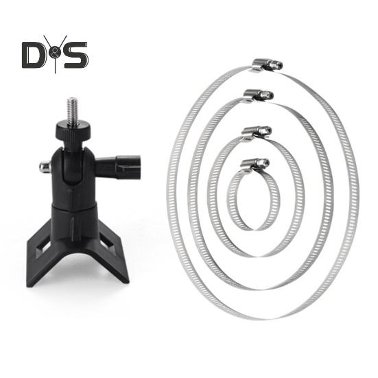 Supporto per Telecamera Staffa di Montaggio su Tubo Rotazione a 360 Gradi Regolabile Installazione Facile Supporto per Telecamera per EufyCam 2C/per Spotlight Cam