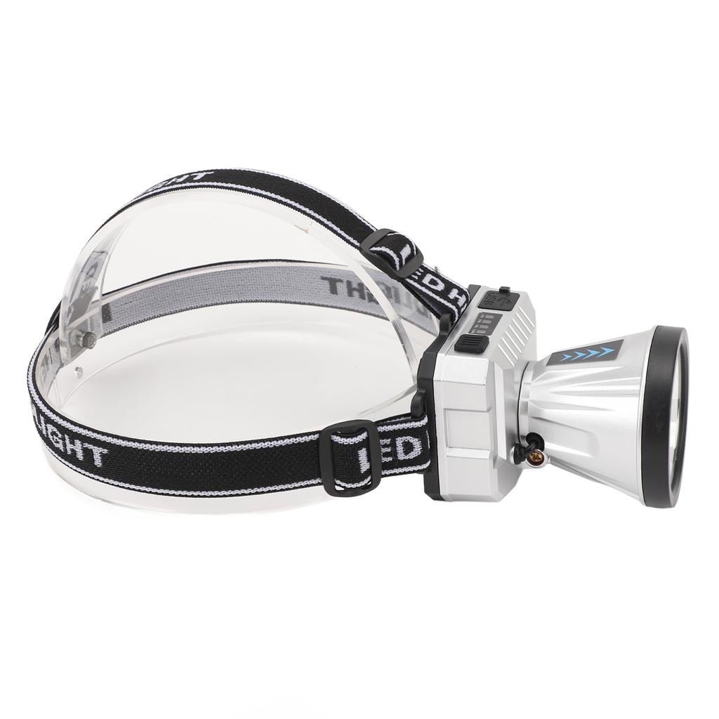 High Power Headlamp Rechargeable Super Bright LED Adjustable Angle Portable Outdoor Waterproof for C