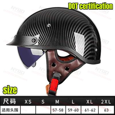 New Summer Retro Half Helmet Motorcycle Helmet Electric Motorcycle Safety Helmet Riding Protective Equipment
