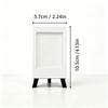 Creative Plastic 3D Printed Mini Photo Frame Minimalist Decorative Photo Display Holders Postcard Display Rack Gift