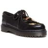 Dr Martens Zeffir 3i Leather Oxford Shoes Unisex Black Beige Buttero Hair On 31916779