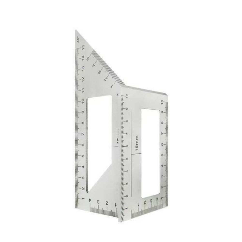 45 90 Degree Angle Ruler Aluminum Zinc Zinc Alloy Marking Gauge Marking Gauge Carpenter Tool Woodworking