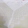 French Retro Hollow Lace Tablecloth White Circular Dining Table Cloth Princess Style Bedroom Dressing Tablecloths Photography Props Decorative Cloth