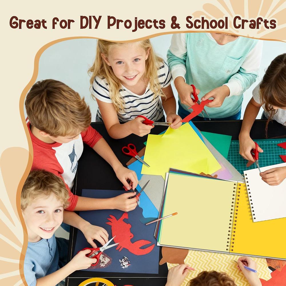 Scrapbook Album 20 Sheets 40 Pages Colored Pages Handbook Creative Art Diary Drawing Writing
