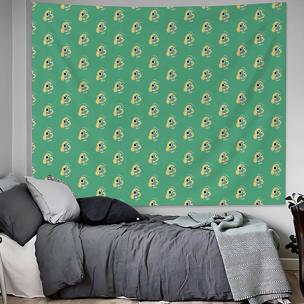 Cartoon Funny Keroro Gunsou Frog Printed Large Wall Tapestry Hanging Tarot Hippie Wall Rugs Dorm Home Decor