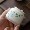 Suet jade porcelain mini small spring tea ceramic tea can sealed tank tea can storage tank storage tank empty tank